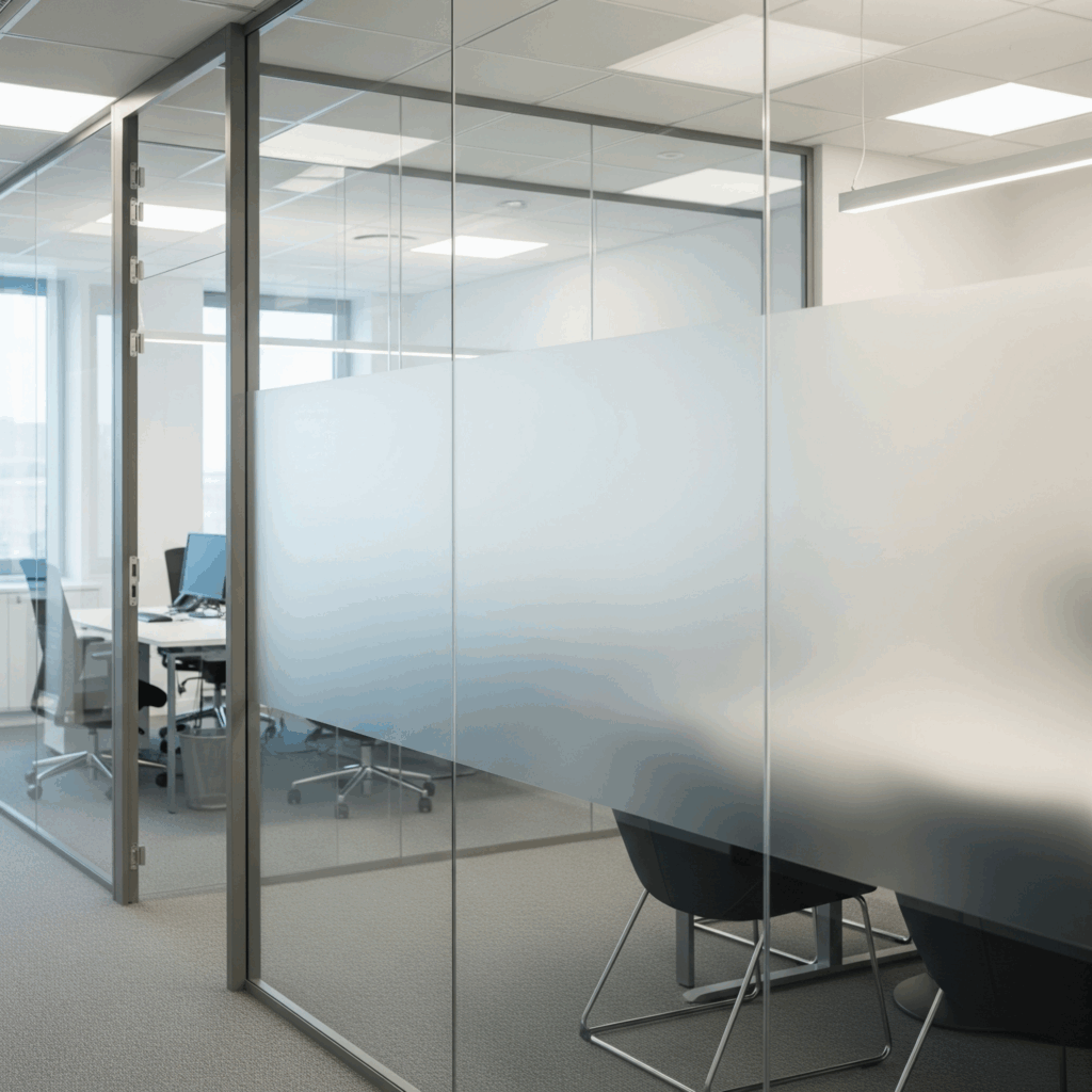 Milchglasfolierung Lörrach, Sichtschutz für Büros, Fenster und Glas